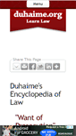 Mobile Screenshot of duhaime.org
